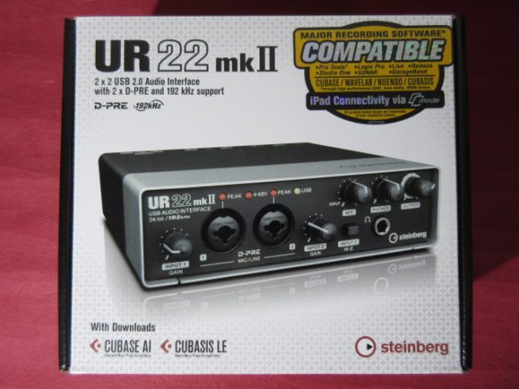 美品　Steinberg UR22mkII 取説・CDROM付